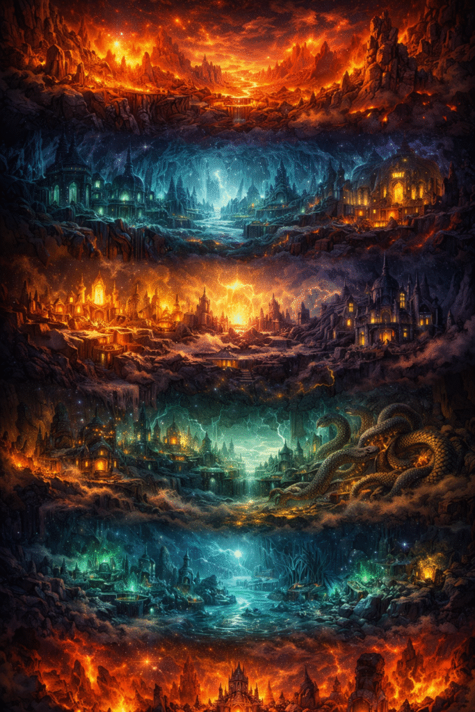 निम्न चेतना के स्तरों का रहस्यमय दृश्य